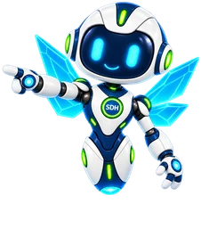 Prism Wings Dot in the point left pose.