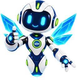Prism Wings Dot in the thumbs up pose.