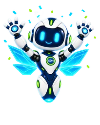 Prism Wings Dot in the celebration pose.