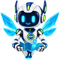 Prism Wings Dot in the navigation map pose.