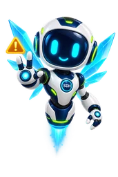 Prism Wings Dot in the warning pose.