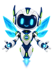 Prism Wings Dot in the ready idle pose.