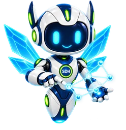 Prism Wings Dot explaining a connected network map.