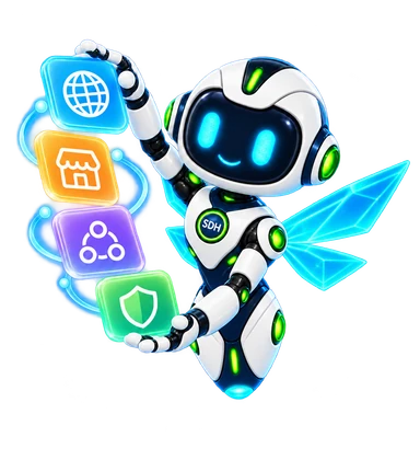 Prism Wings Dot considering different domain extension tiles.