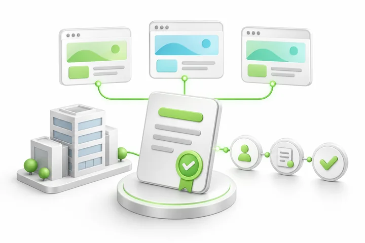 Illustration for SDH EV Multi-Domain SSL: An EV policy across several names.