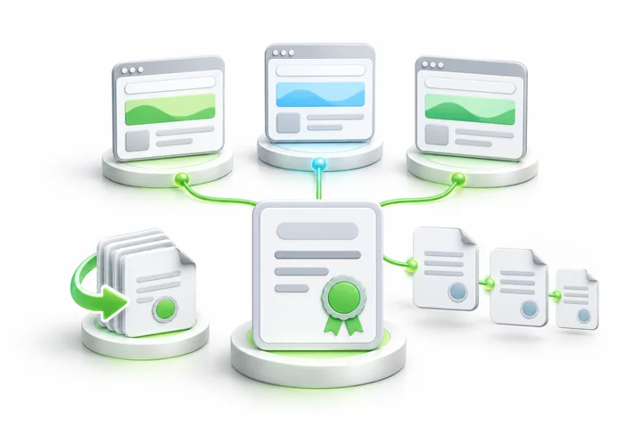 Issued certificate materials for SDH EV Multi-Domain SSL.