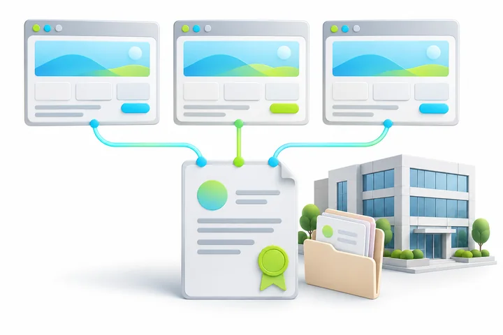 Alternative certificate choice: SDH Multi-Domain SSL.