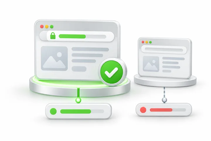 Certificate naming illustration for SDH High Assurance SSL: accounts.example.com.