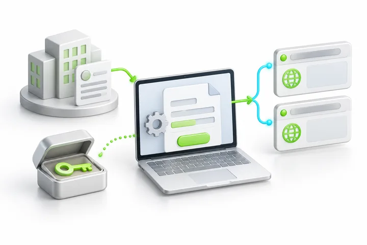 Prepare the certificate request for SDH High Assurance SSL.