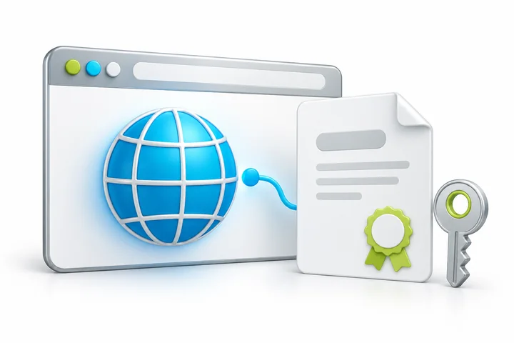 Alternative certificate choice: SDH Standard SSL.