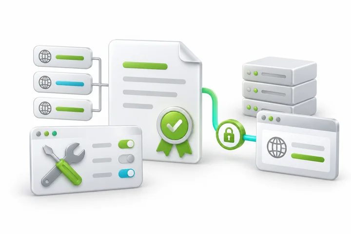 Install and check HTTPS for SDH Multi-Domain SSL.