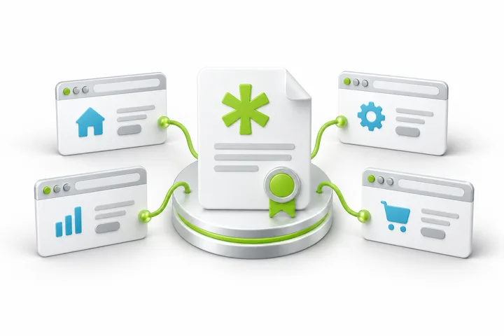 Alternative certificate choice: SDH Standard Wildcard SSL.