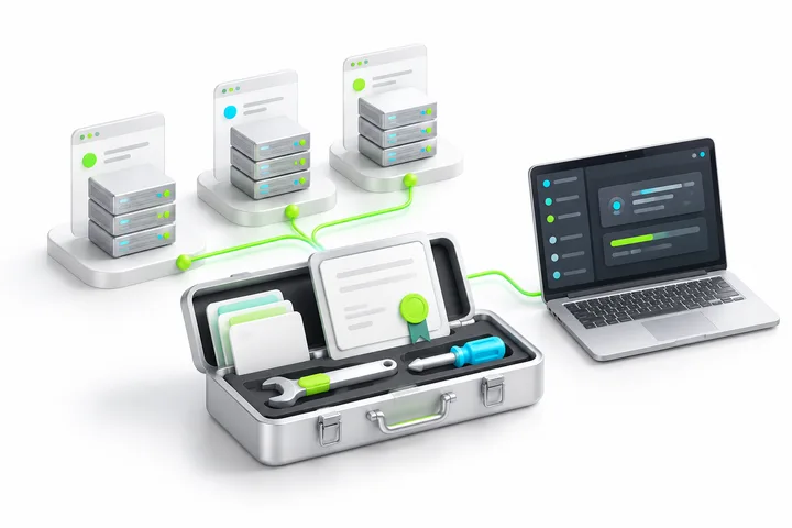 Separate certificate administration work for SDH Multi-Domain SSL.