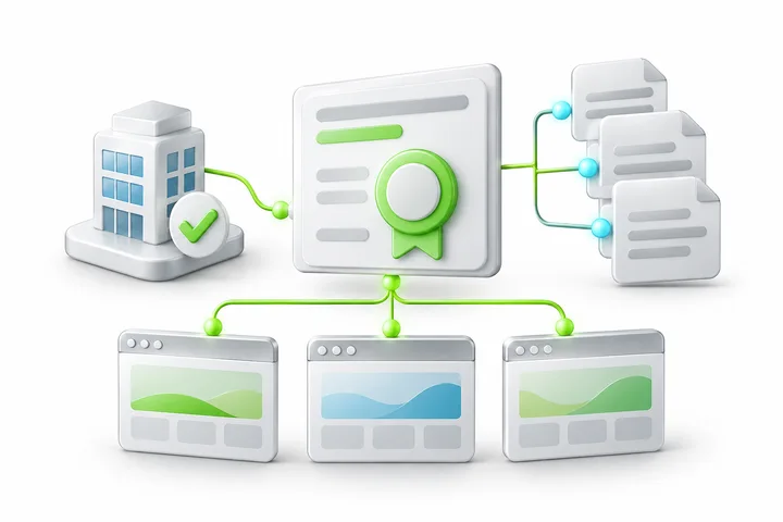 Issued certificate materials for SDH OV Multi-Domain SSL.