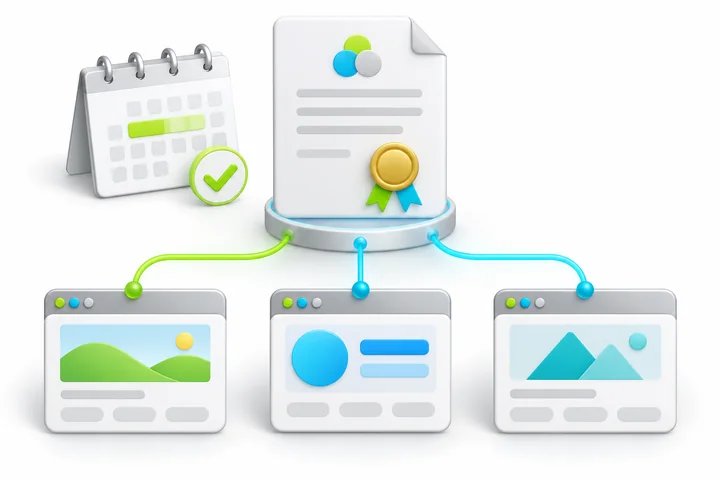 Choose coverage and term for SDH OV Multi-Domain SSL.