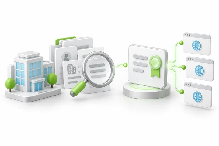 Complete the CA's validation for SDH OV Wildcard SSL.