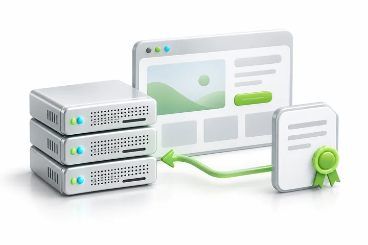 Illustration for SDH Standard SSL: A specific hosting requirement.