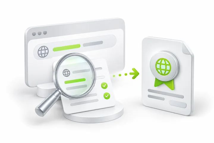 Complete the CA's validation for SDH Standard SSL.