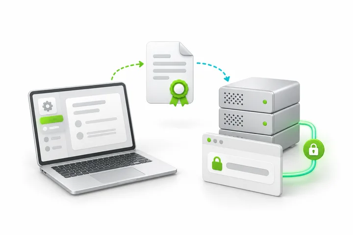 Install and check HTTPS for SDH Standard SSL.