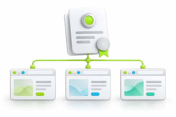 Alternative certificate choice: SDH Multi-Domain SSL.
