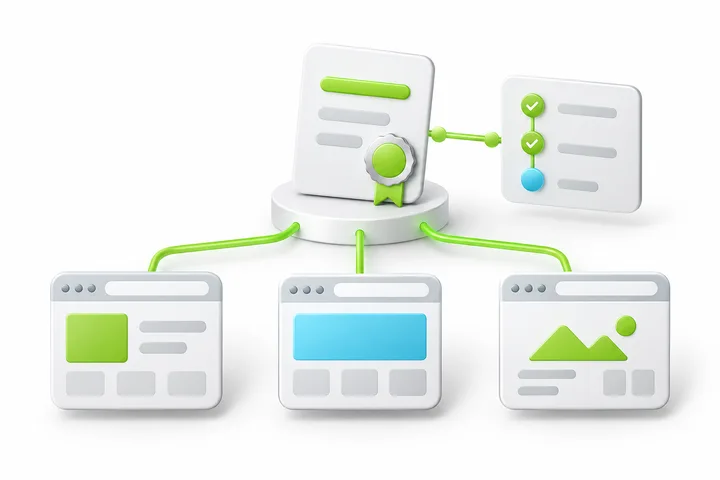 Illustration for SDH Standard Wildcard SSL: First-level names that change.