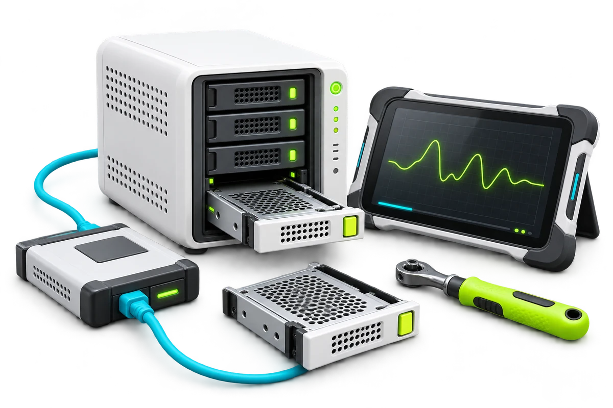 SDH illustration of emergency server support.