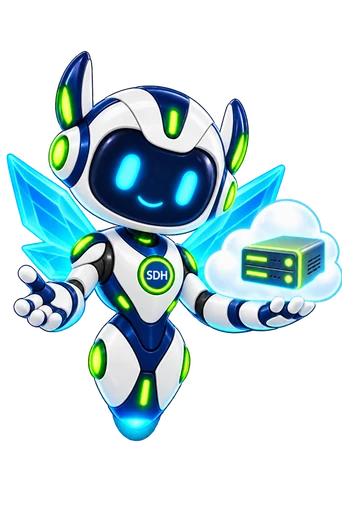 Prism Wings Dot explaining a compact cloud server instance.