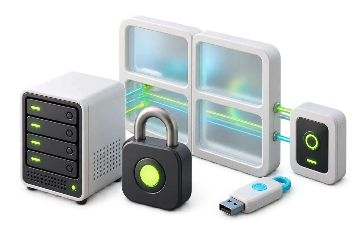 SDH illustration of windows server security.